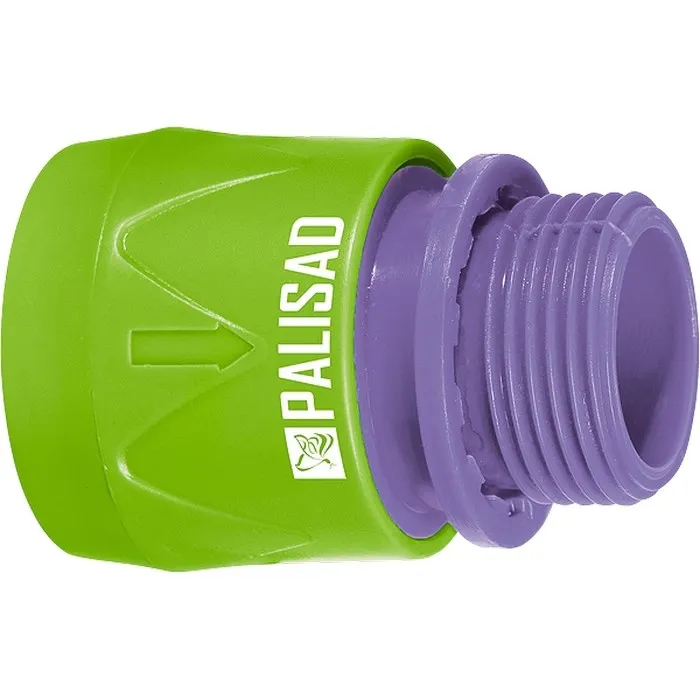 Соединитель пластмассовый, быстросъемный, внешняя резьба 3/4 Palisad