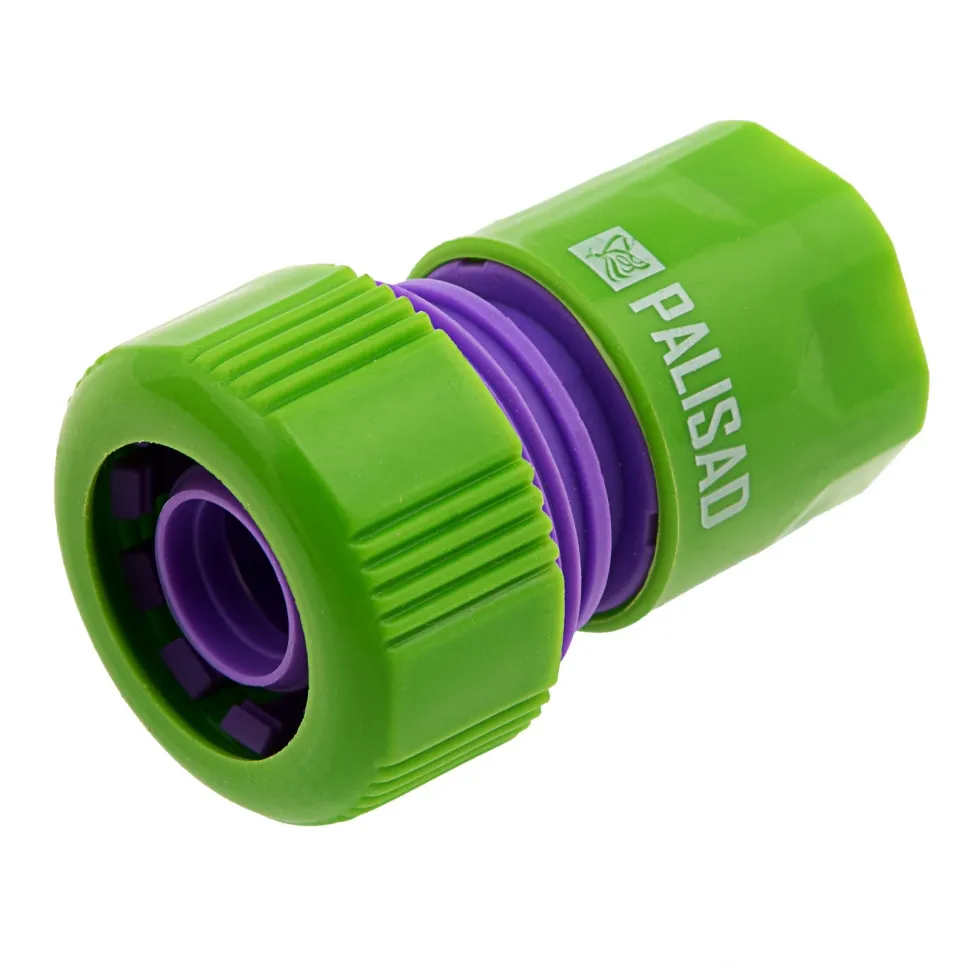 Соединитель пластмассовый, быстросъемный для шланга 3/4 Palisad - изображение 2
