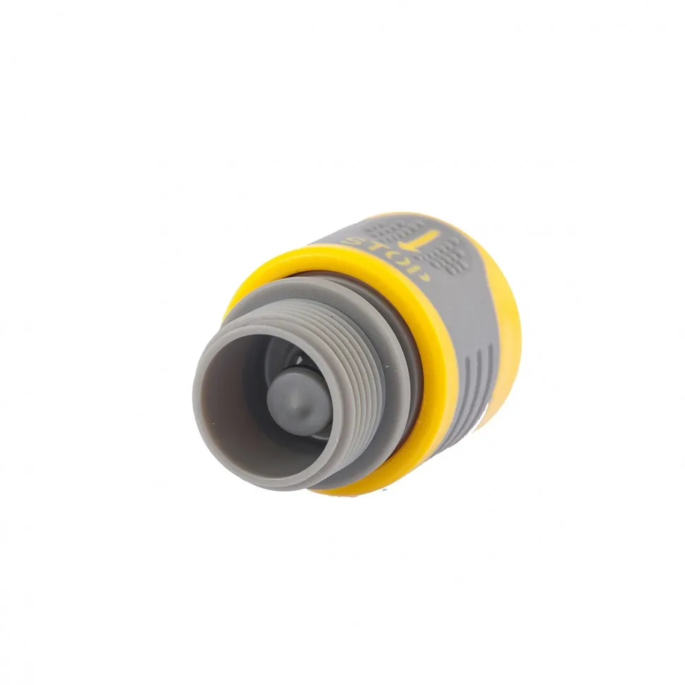 Соединитель быстросъемный, наружная резьба 3/4, с аквастоп Palisad Luxe - изображение 2