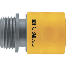Соединитель пластмассовый, быстросъемный, внешняя резьба 3/4, однокомпонентный Palisad Luxe - изображение 3