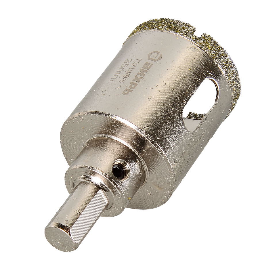 Коронка алмазная по керамограниту / керамике Вихрь 35 мм - изображение 2