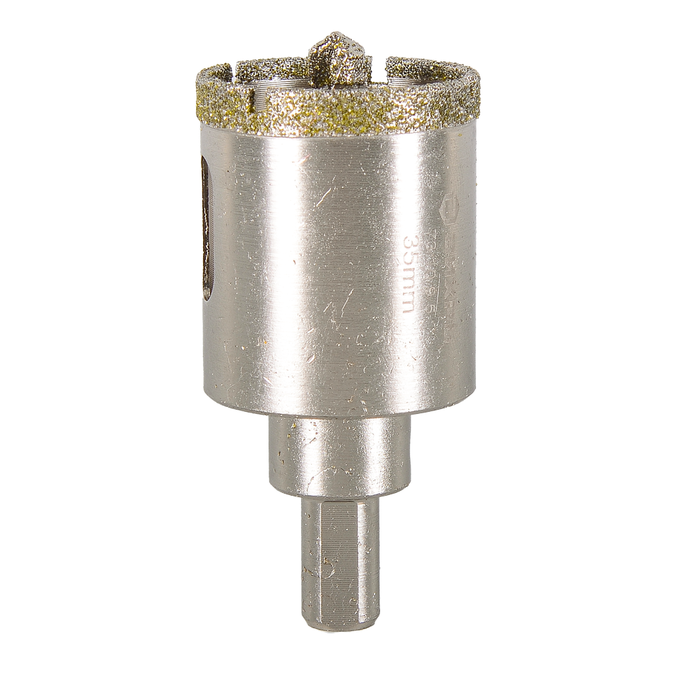 Коронка алмазная по керамограниту / керамике Вихрь 35 мм - изображение 3