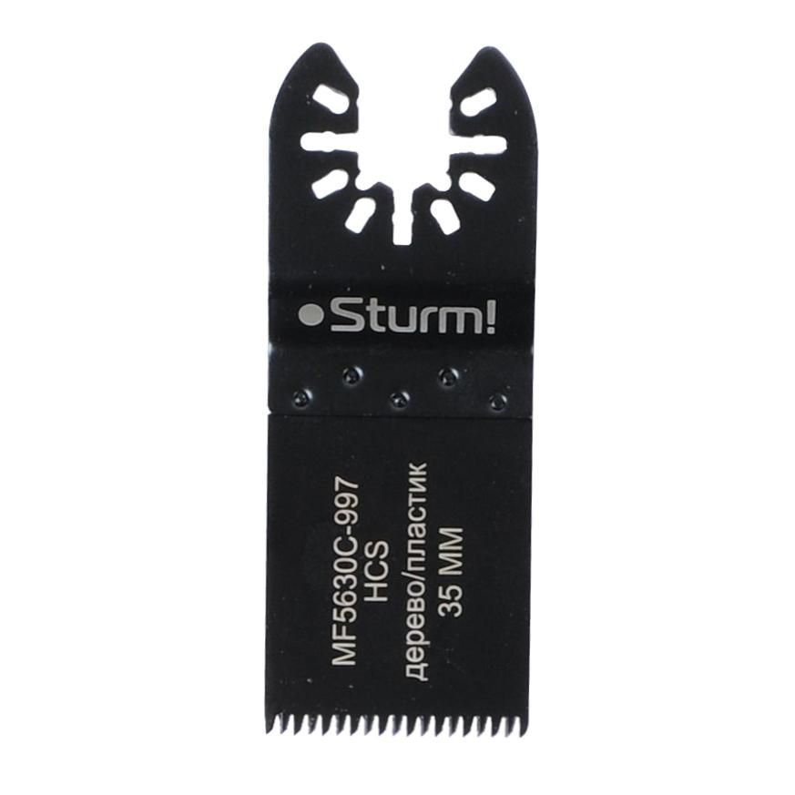 Насадка для МФИ, пила Е-образная, 35мм, по дереву, крупный зуб, разметка, 65Mn, Sturm!