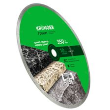 Алмазный диск по граниту, мрамору и керамограниту 350 мм Гранит Kronger - изображение 5