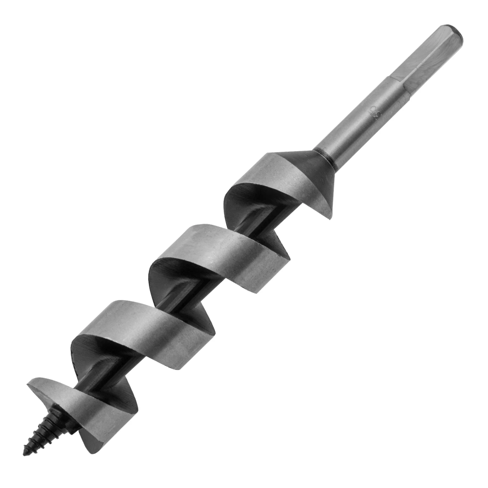 Сверло по дереву шнековое, 35х230 мм, шестигранный хвостовик Matrix