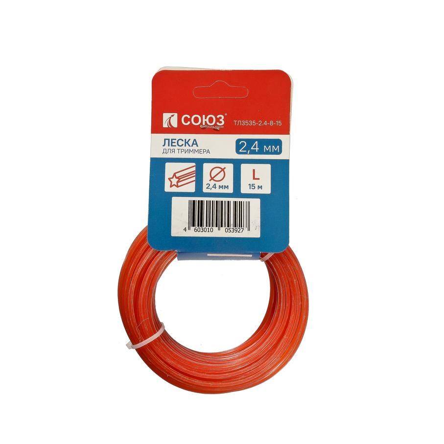 Леска для триммера СОЮЗ ТЛ3535-2.4-8-15 - изображение 2