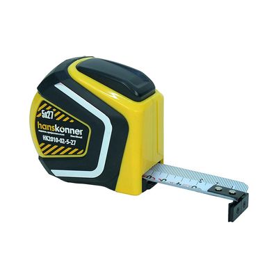 Рулетка 3x19мм, автостоп, двухстор., нейлон, супермощный магнит, Hanskonner - изображение 6