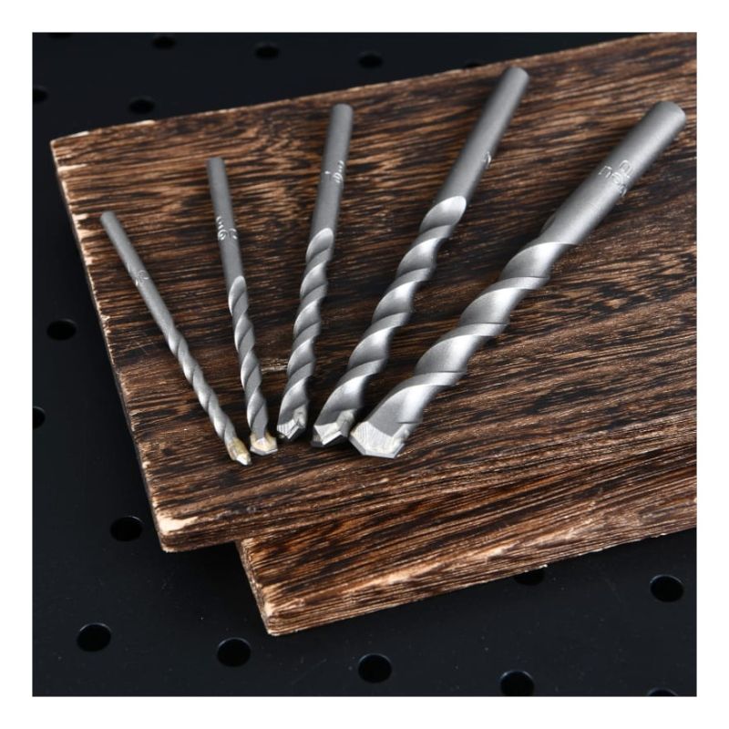 Набор сверл по бетону (4-10мм, 5 шт) DELI DH-JGZ005-ED1 пластиковый кейс - изображение 4