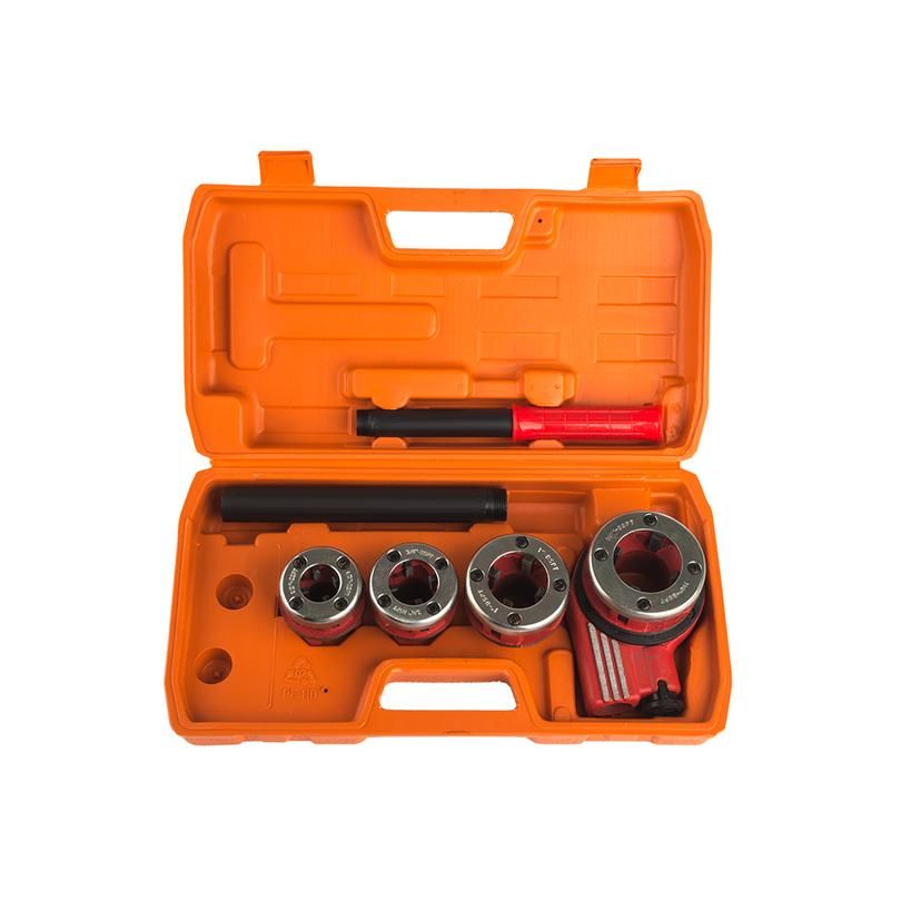 Резьбонарезной набор, трещотка, 4 клуппа 1/2, 3/4, 1, 1-1/4 Sturm!