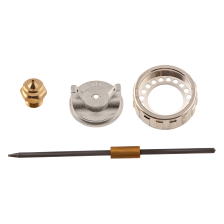 Ремкомплект для краскораспылителя 4 предмета: сопло 1.5 мм + игла + форсунка + зажим сопло Matrix - изображение 6