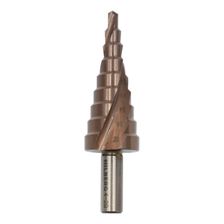 Сверло ступенчатое по металлу 4-20мм (9ступ) Hilberg (Р6М5) HSS-COBALT, ST0420 - изображение 3