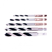 Набор сверл по дереву, 4-5-6-8-10 мм, 5 шт, шестигранный хвостовик, пластиковый кейс, Matrix - изображение 5