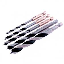 Набор сверл по дереву, 4-5-6-8-10 мм, 5 шт, шестигранный хвостовик, пластиковый кейс, Matrix - изображение 6