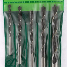 Набор сверл по дереву, 4-5-6-8-10 мм, 5 шт, цилиндрический хвостовик Сибртех - изображение 4