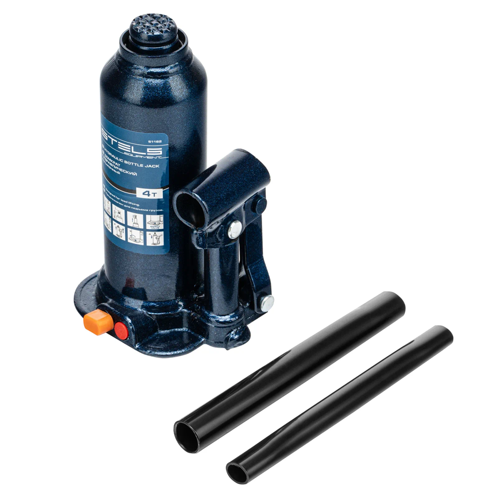Домкрат гидравлический бутылочный, 4 т, h подъема 188-363 мм Stels - изображение 6