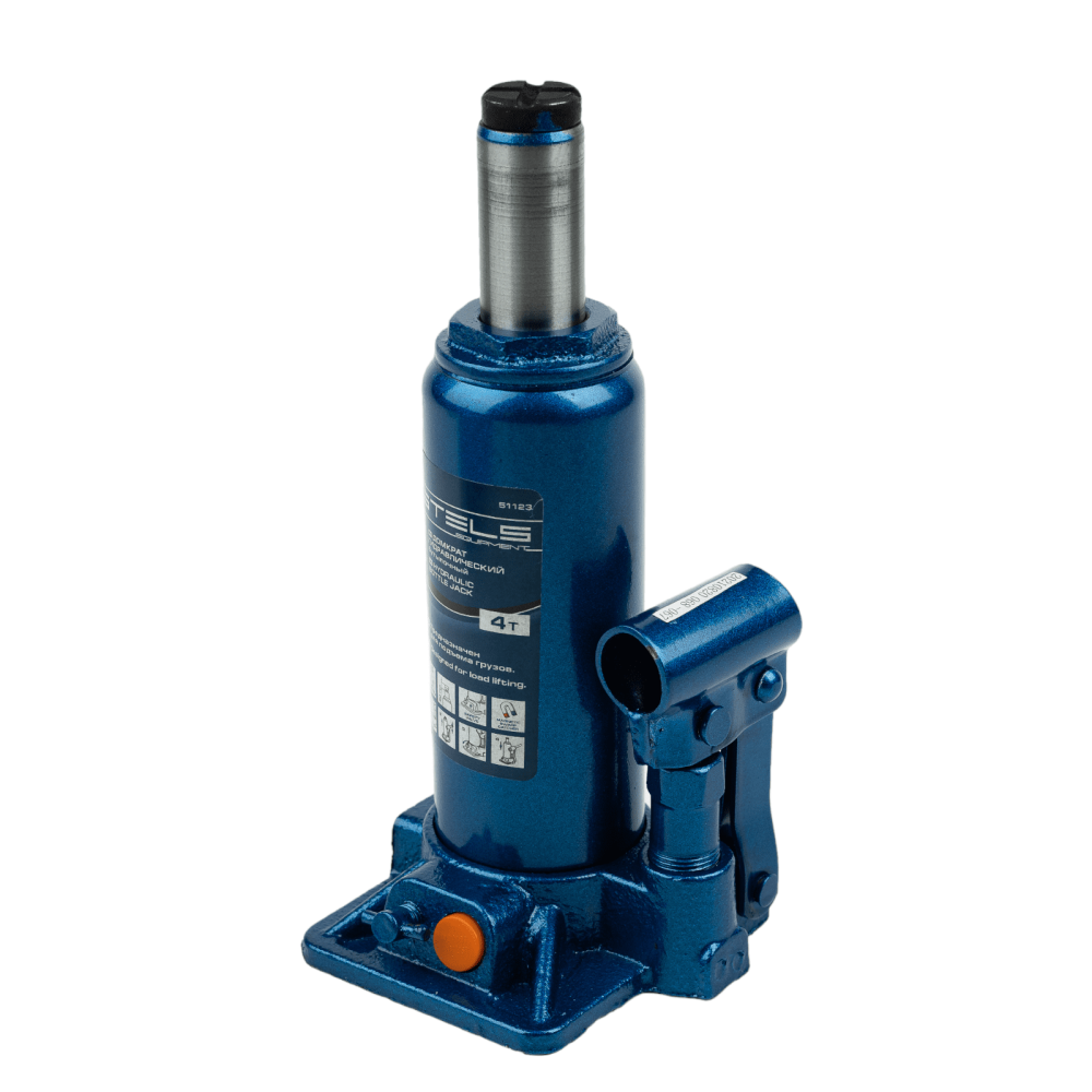 Домкрат гидравлический бутылочный, 4 т, H подъема 195-380 мм, в пластиковом кейсе Stels - изображение 8