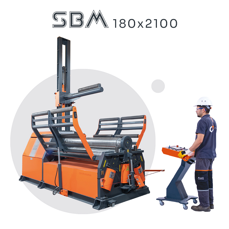 Гидравлический 4-х валковый станок MAC BENDING SBM 180х2100