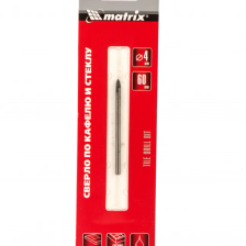 Сверло по керамической плитке, 4 мм, цилиндрический хвостовик Matrix - изображение 4