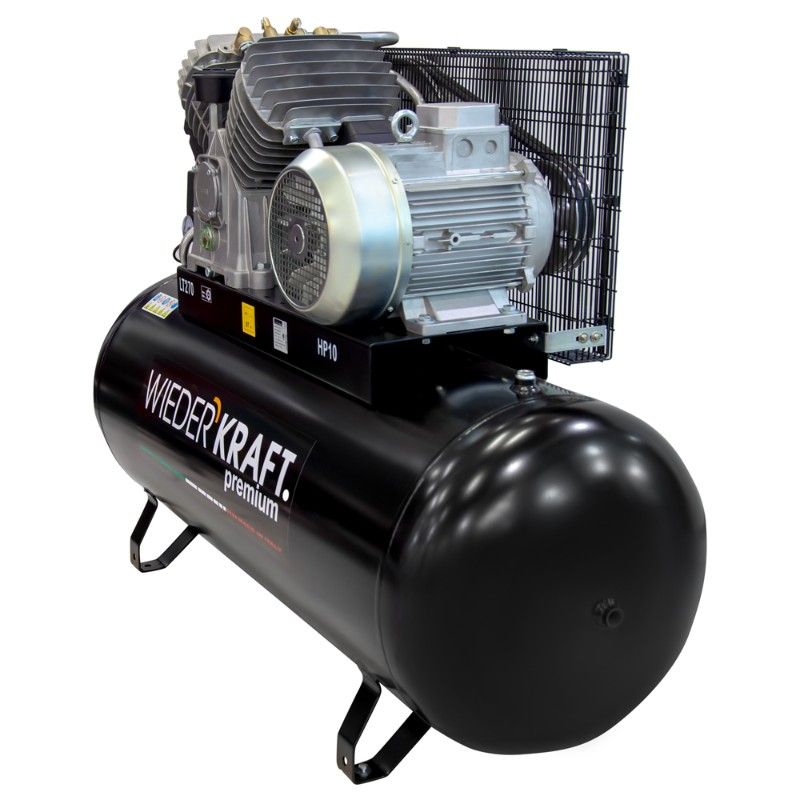 Компрессор 4-поршневой воздушный WIEDERKRAFT WDK-92712 270л 1300л/мин - изображение 4
