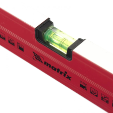 Уровень алюминиевый магнитный, 400 мм, фрезерованный, 3 глазка (1 зеркальный), усиленный Matrix - изображение 7