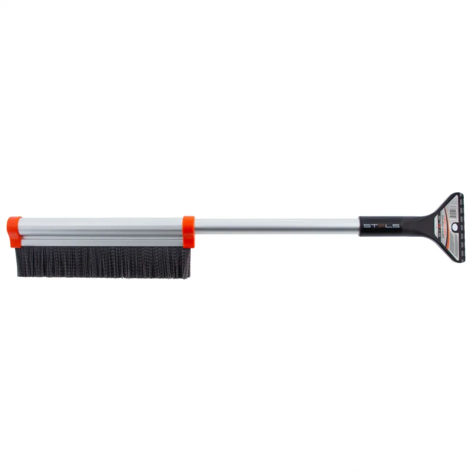 Щетка-сметка для снега со скребком, телескопическая 41-60 см Stels - изображение 5