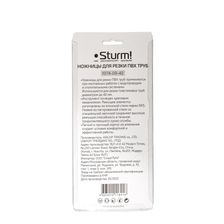 Ножницы для резки труб ПВХ 42мм, лезвие SK5 с тефлоновым покрытием Sturm! - изображение 14