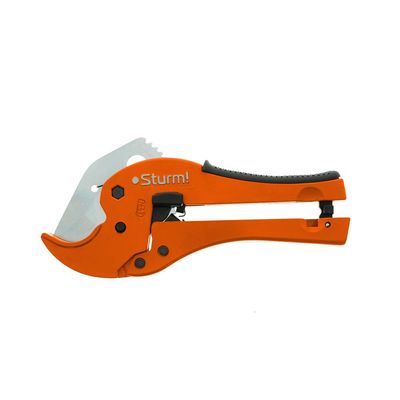 Ножницы для резки труб ПВХ 42мм, лезвие SK5 с тефлоновым покрытием Sturm! - изображение 16