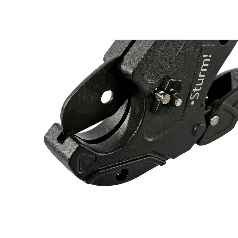 Ножницы для резки труб ПВХ 42мм, лезвие SK5 с тефлоновым покрытием Sturm! - изображение 4