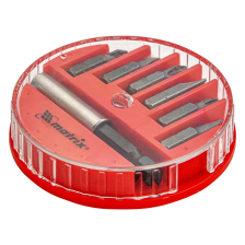 Набор бит, магнитный адаптер для бит, сталь 45Х, 7 предметов, пластиковый кейс Matrix - изображение 7