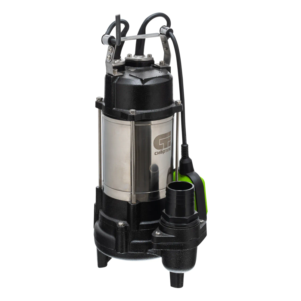 Фекальный насос Сибртех СФН450, 450 Вт, напор 15 м, 21000 л/ч - изображение 3