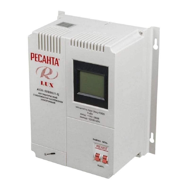 Стабилизатор Ресанта АСН-5 000 Н/1-Ц Lux