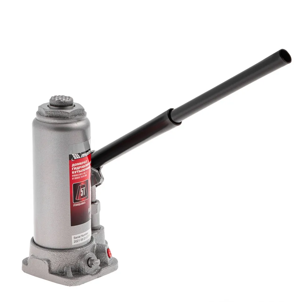 Домкрат гидравлический бутылочный, 5 т, высота подъема 216-413 мм, в пластиковый кейсе Matrix - изображение 9