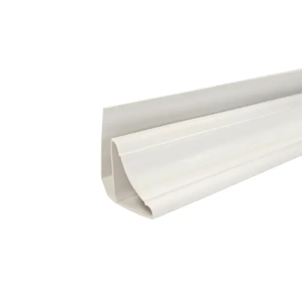 Плинтус потолочный ПВХ РСП Т5 мм цвет белый 3000 мм - изображение 2