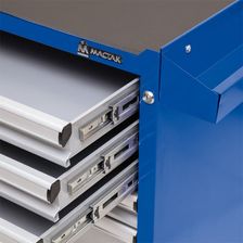 Тележка инструментальная МАСТАК, 5 ящиков, ОПТИМА, синяя - изображение 4