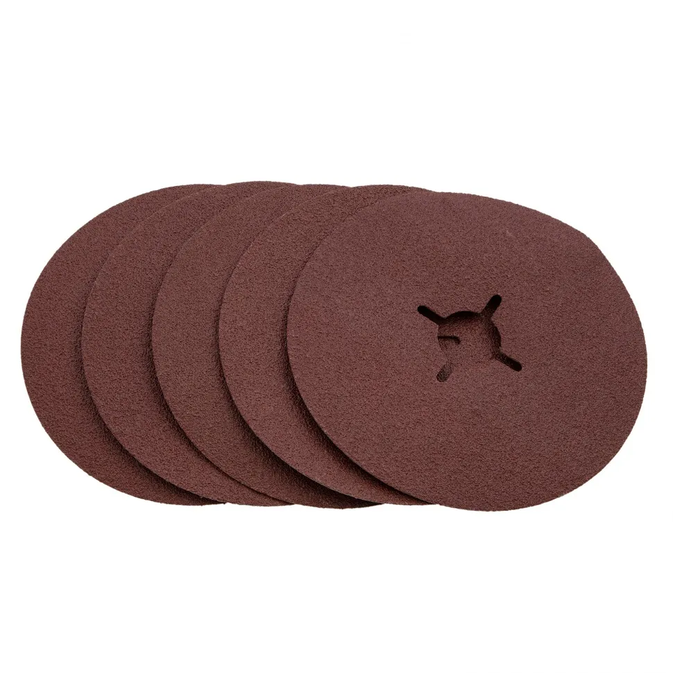 Круги фибровые 5 шт, Р 60, 125х22 mm Matrix - изображение 6