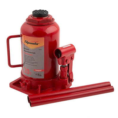 Домкрат гидравлический бутылочный 5 т, h подъема 180-340 мм Sparta Compact - изображение 6