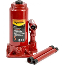 Домкрат гидравлический бутылочный, 5 т, h подъема 195-380 мм Sparta - изображение 2