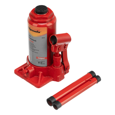 Домкрат гидравлический бутылочный, 5 т, h подъема 195-380 мм Sparta - изображение 5