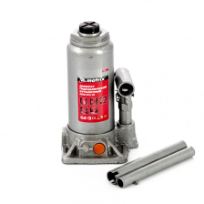 Домкрат гидравлический бутылочный, 5 т, h подъема 197-382 мм, в пластиковом кейсе Matrix - изображение 6