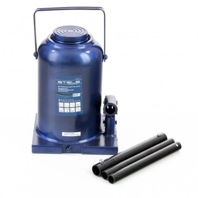 Домкрат гидравлический бутылочный, 5 т, h подъема 207-404 мм, в пластиковом кейсе Stels - изображение 10