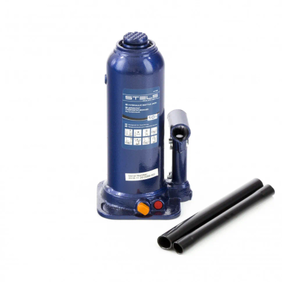 Домкрат гидравлический бутылочный, 5 т, h подъема 207-404 мм Stels - изображение 7