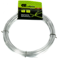 Проволока стальная 50 м, оцинкованная, термообработанная 1 мм Сибртех - изображение 2