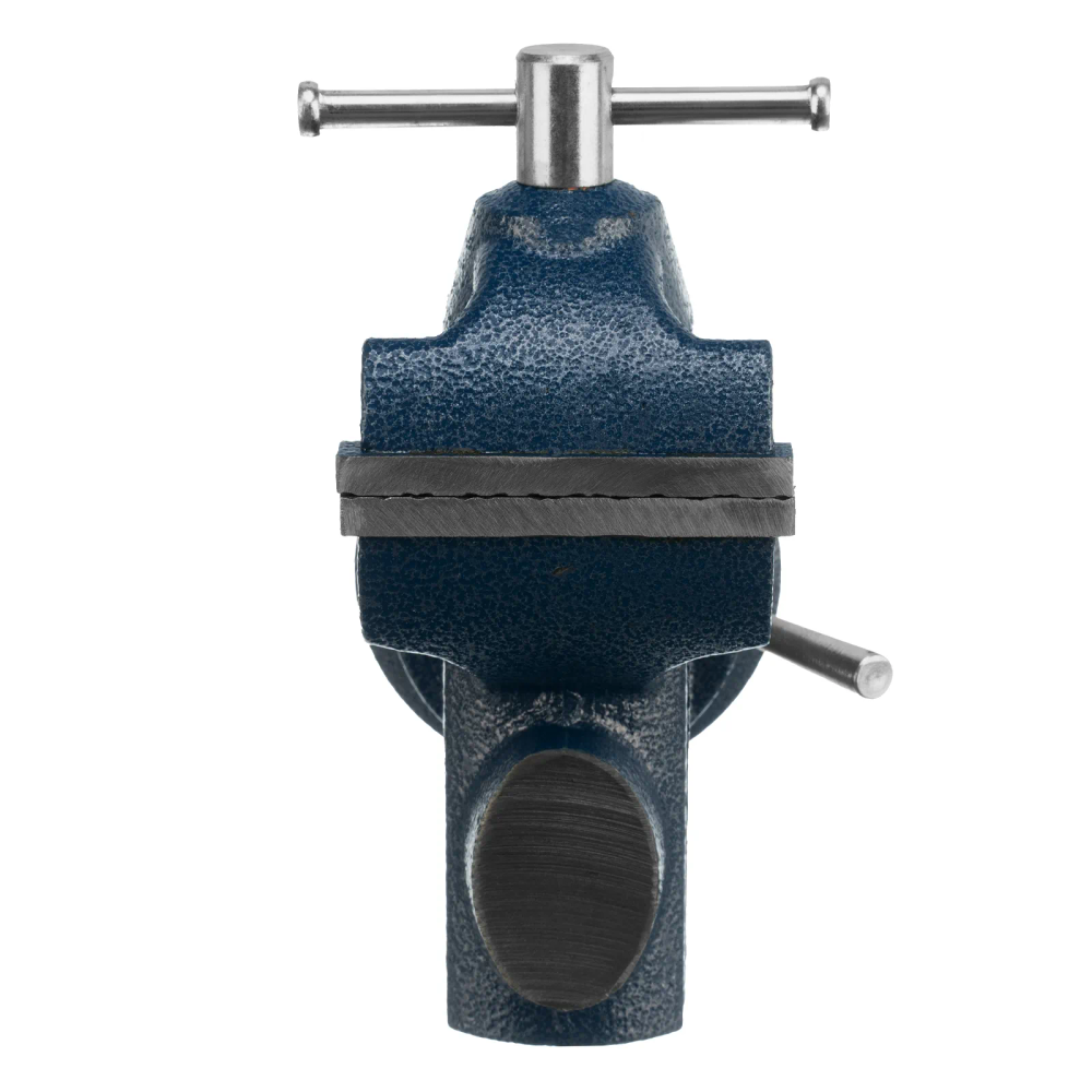 Тиски слесарные, настольные, поворотные, ширина рабочих губок 50 мм, наковальня Сибртех - изображение 3