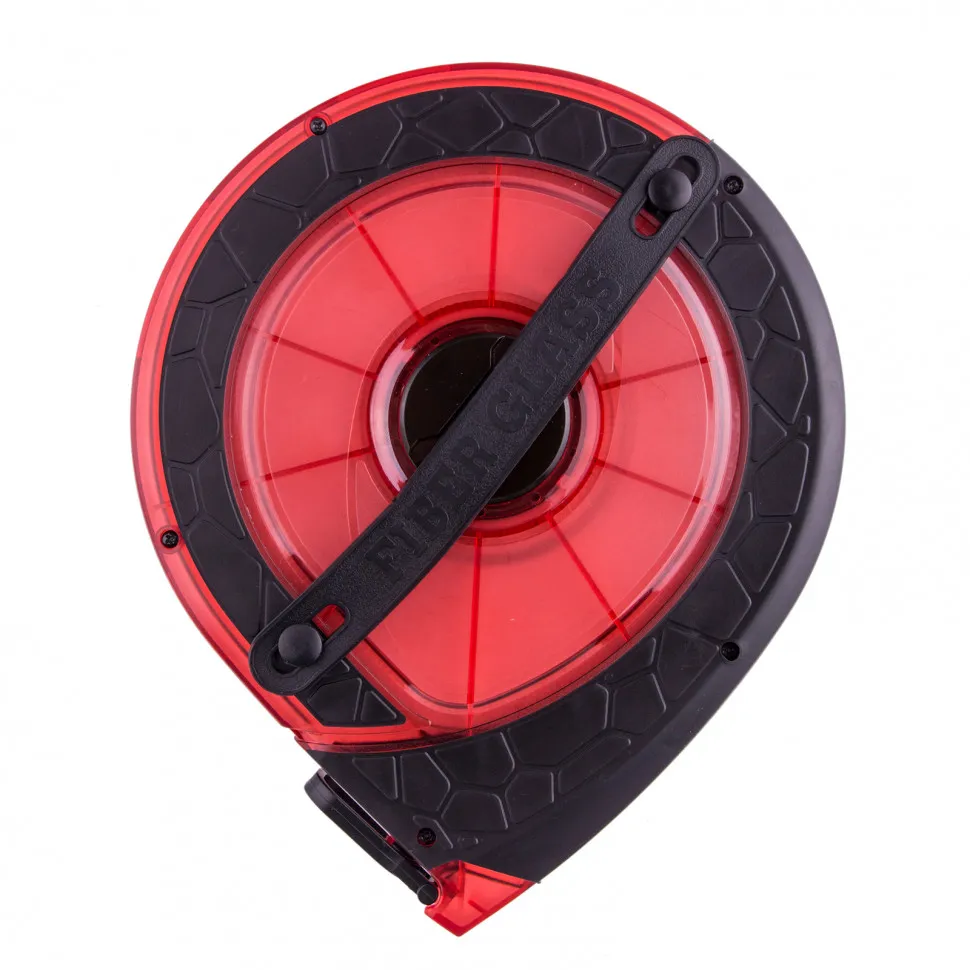 Рулетка геодезическая 50 мх15 мм, закрытый корпус, фибергласовая лента, двусторонняя шкала, Pro - изображение 2