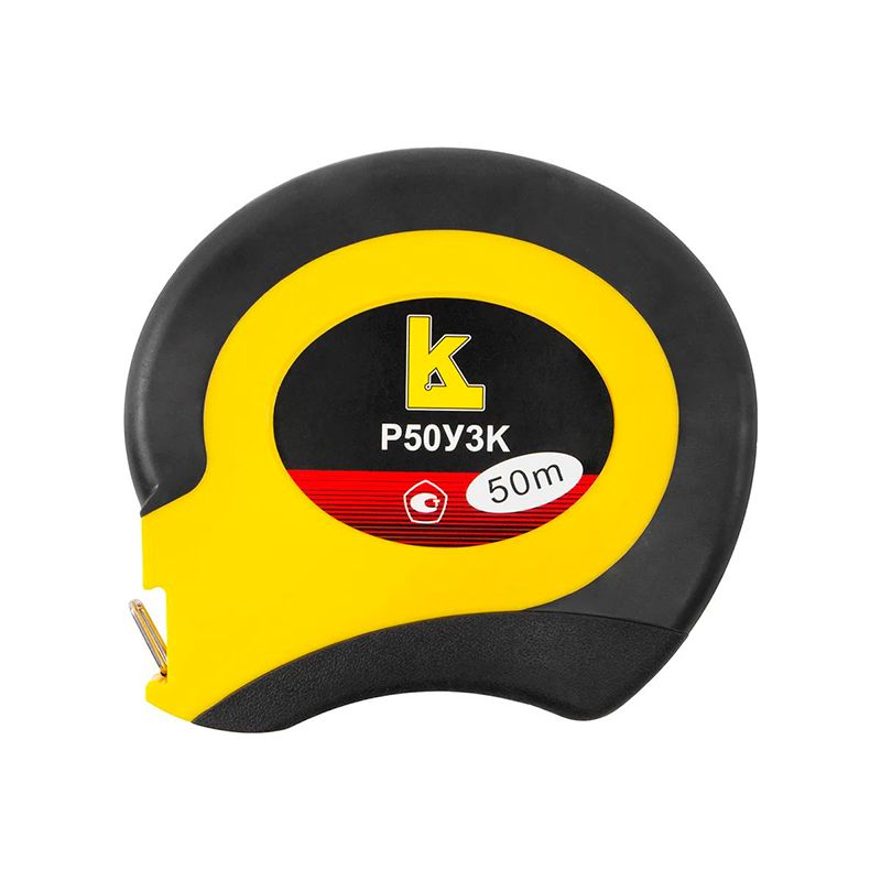 Рулетка Калиброн  50м с кольцом, обрез  кл.3 Р50У3К (ГРСИ №71665-18)  КЛБ