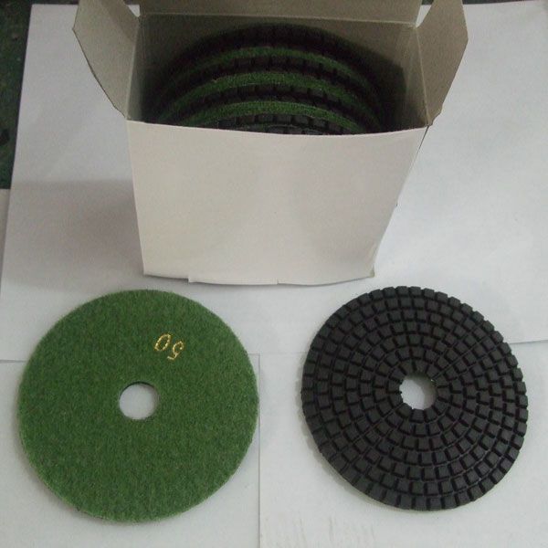 Шлифовальный пад 50 грит для мокрой шлифовки для GROST PMC и PMP (синий, 102 мм) - изображение 3