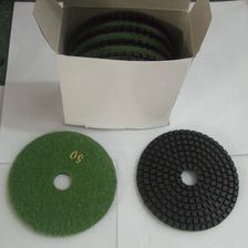 Шлифовальный пад 50 грит для мокрой шлифовки для GROST PMC и PMP (синий, 102 мм) - изображение 6