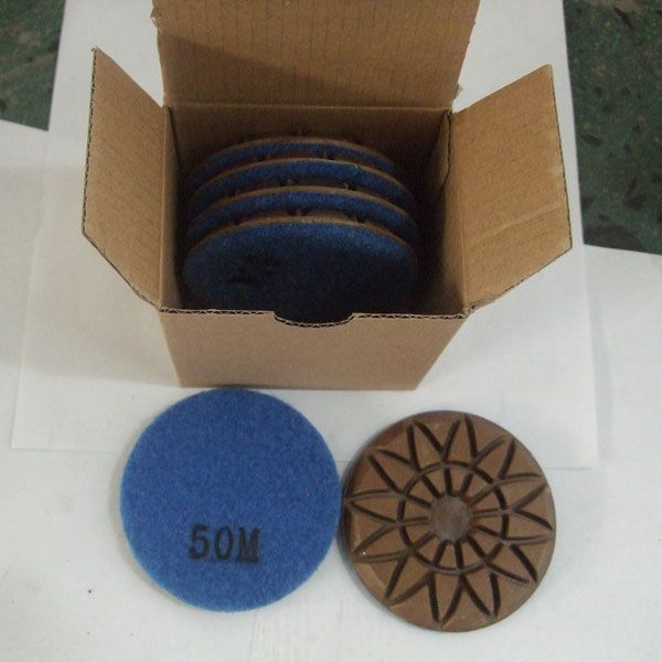 Шлифовальный пад 50 грит для сухой шлифовки для GROST PMC и PMP (синий, 76 мм) - изображение 2