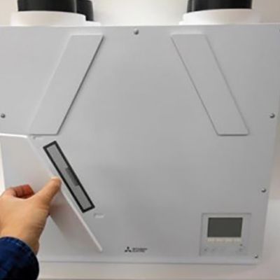 Приточно-вытяжная вентиляционная установка 500 Mitsubishi Electric VL-350CZPVU-R - изображение 2