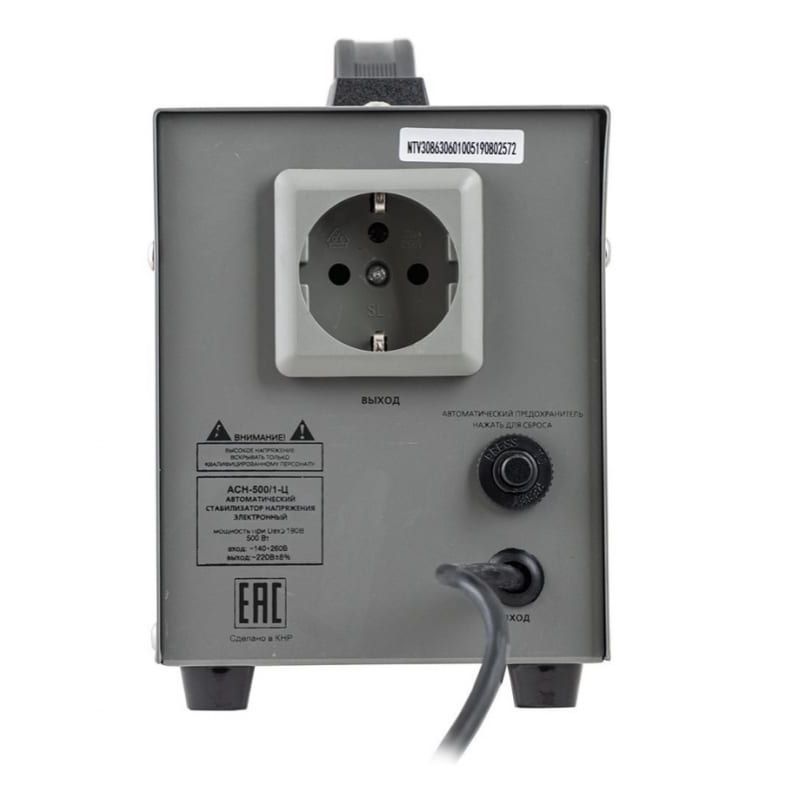 Стабилизатор Ресанта АСН-500/1-Ц - изображение 3